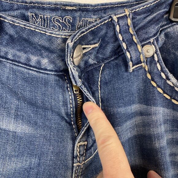 Miss me jeans women's 28x29 blue Stonewash‎ easy boot y2k - Picture 7 of 13